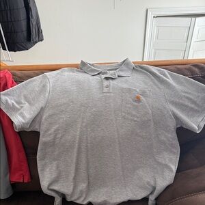 Carhartt Light Gray Polo Shirt for Men